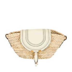 CHLOE
Marcie Small Raffia Crossbody Basket Bag